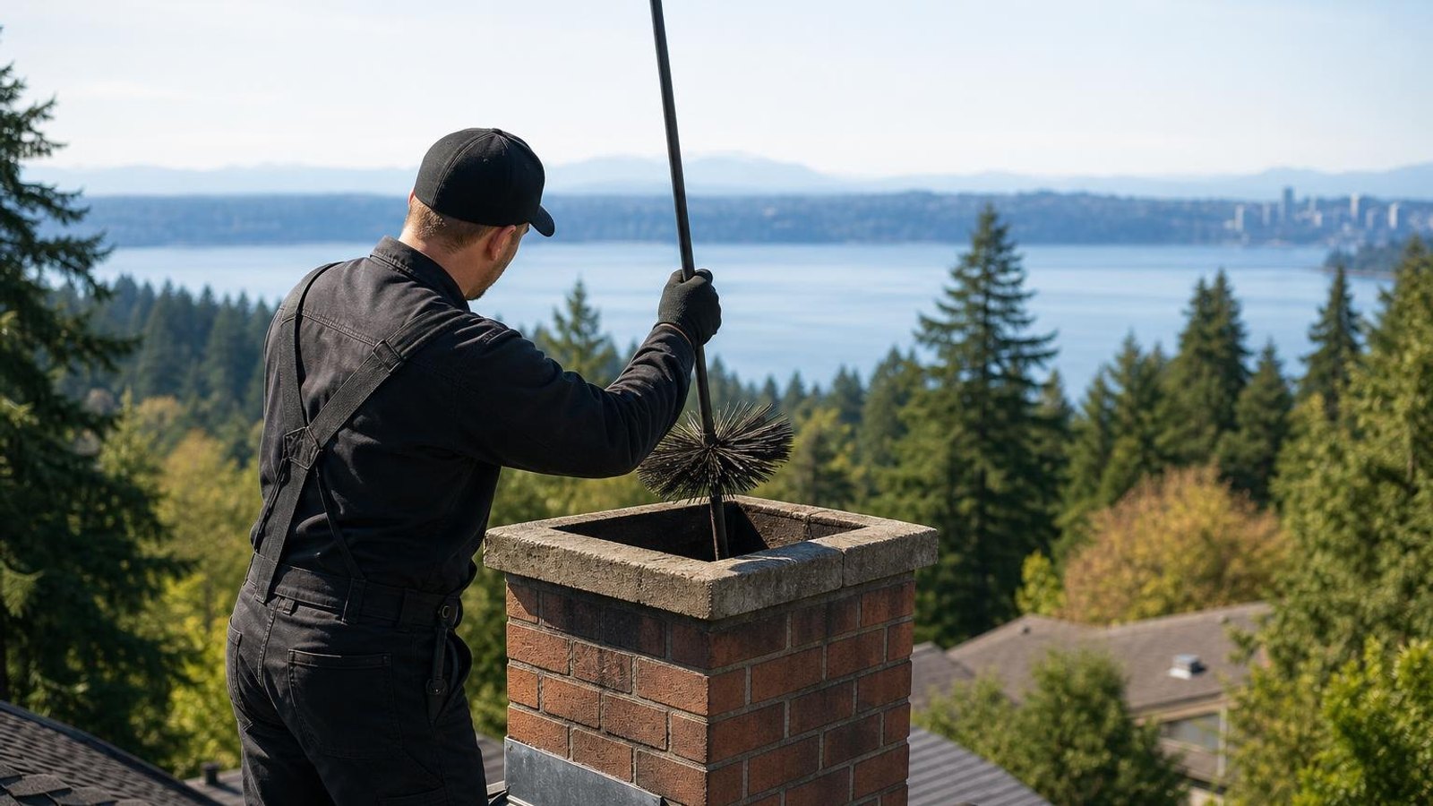Local chimney sweep & inspection for Bellevue homes